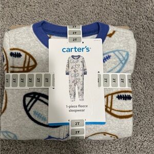 Carters fleece 2t jammies pajamas pjs